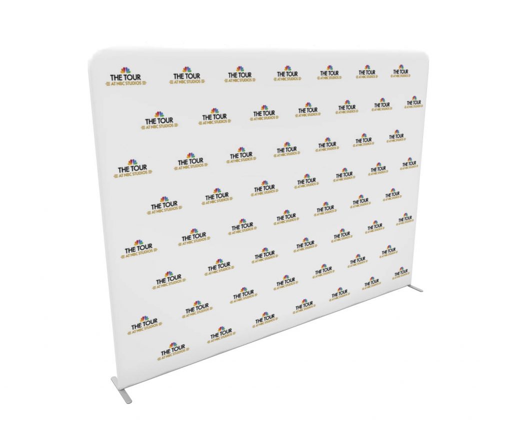 10ft Step and Repeat Tension Fabric Media Backdrop